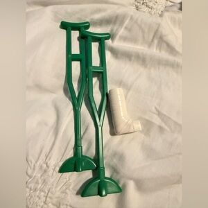 Elf on the Shelf Crutches and White Cast Set